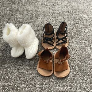 Bundle Old Navy Assorted Baby Shoes. Sizes 0-3 & 3-6.